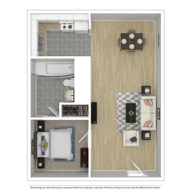 Floorplan - Oak Grove Village Apartments