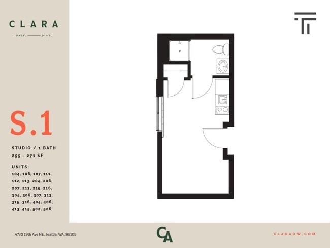 Floorplan - Clara Apartments