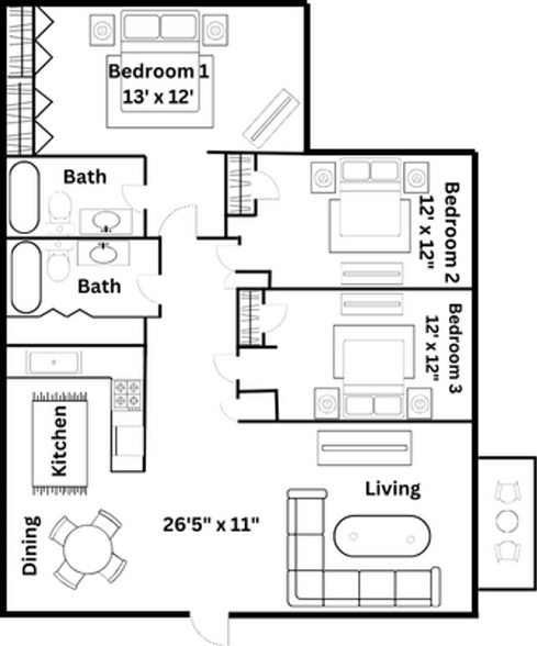 Interior Photo - Vestavia Park Apartments, LLC