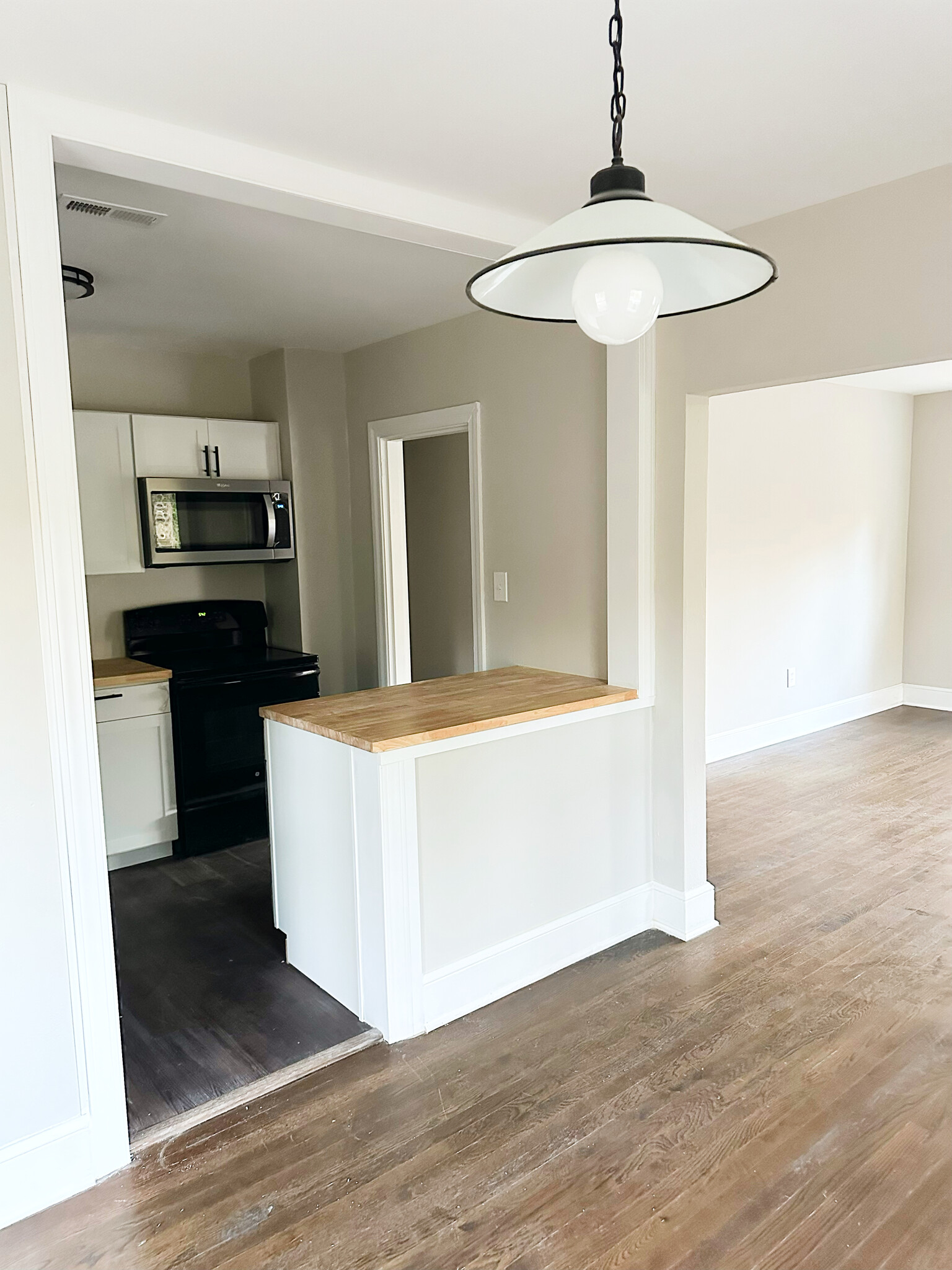 Kitchen & Living Room Peek - 1021 14th Ave NW