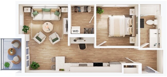 Bisous (Balcony) - Juliette Apartments