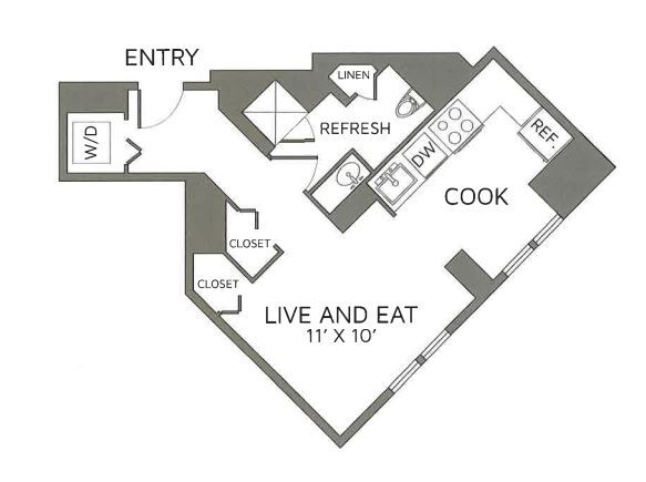 Floorplan - Left Bank
