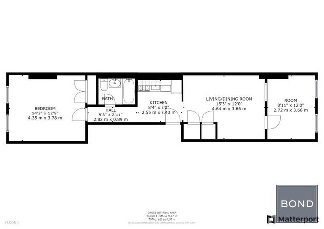 Floorplan - 1612 York Avenue