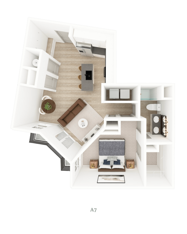 Floorplan - District on the Etowah Apartments