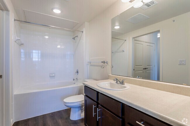 1BR,1BA - 655SF A1 - Bathroom - Lavon Senior Villas