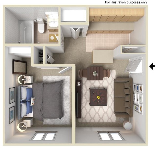 Floorplan - Walbridge Apartments