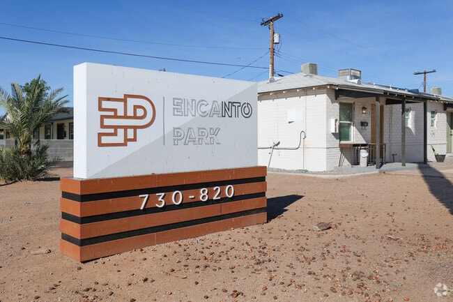 Monument Signage - Encanto Park Apartments