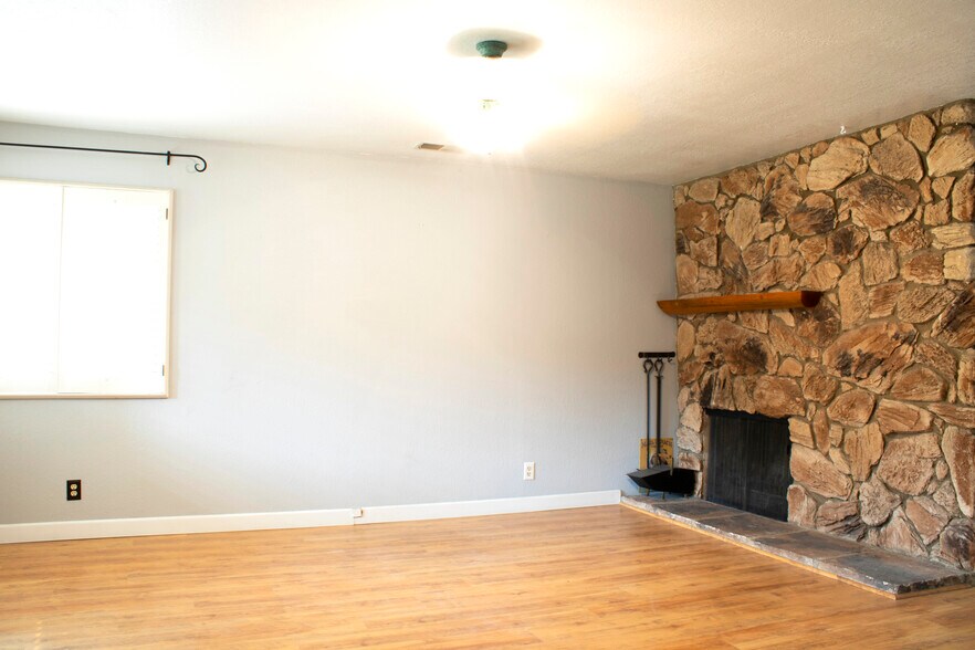 Fireplace in Living Room - 651 Hill St