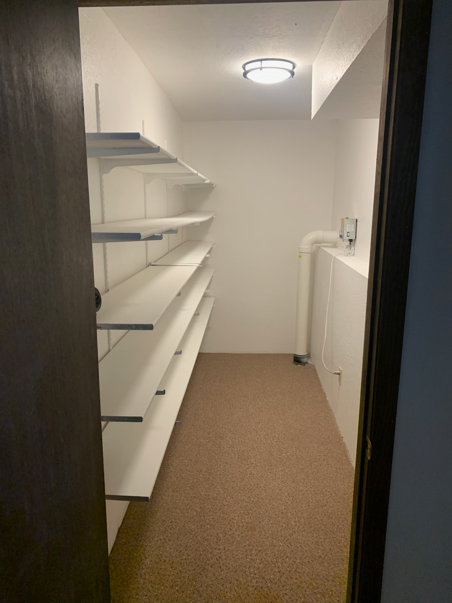 Storage room in basement - 805 N Austin St