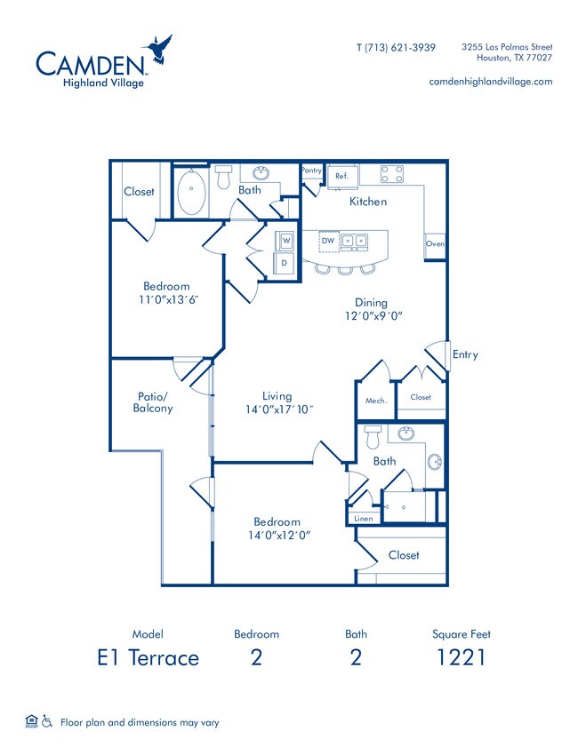 Floorplan - Camden Highland Village