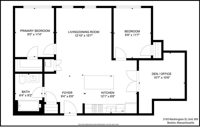 Building Photo - Jamaica Plain spacious studio w/ central a...