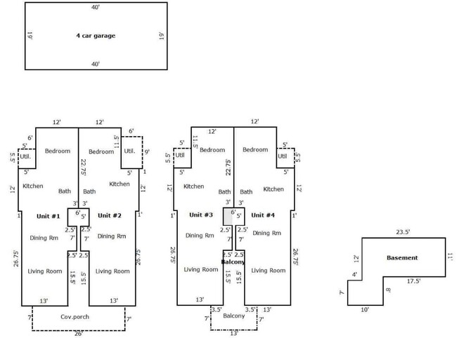 Floor Plan - 2815 I St