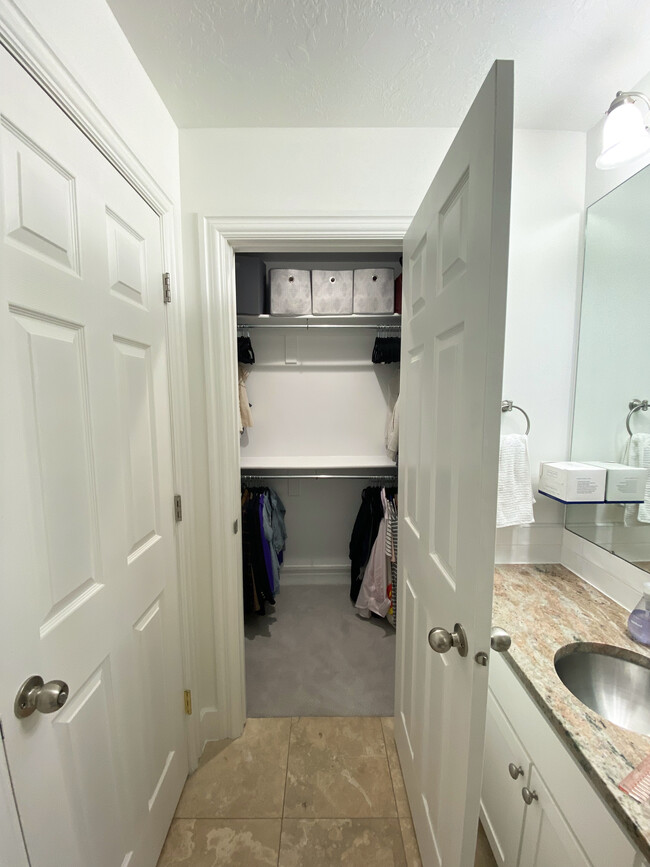 Walk in Closet, accessed through main bath - 625 E 200 S