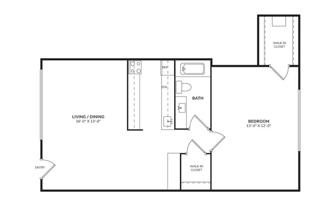 Floorplan - Allen House Apartments
