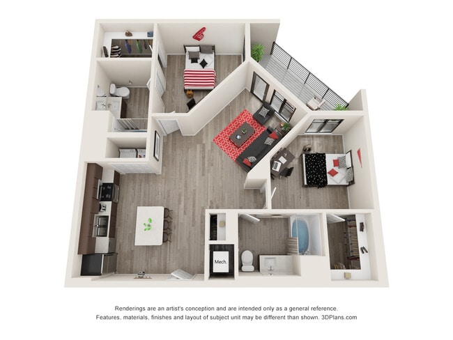 Plan 2.1 - 1007 W University - New Construction