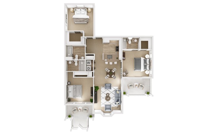 Floorplan - Kensington Apartments