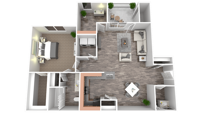 Floorplan - Preston Run Apartments