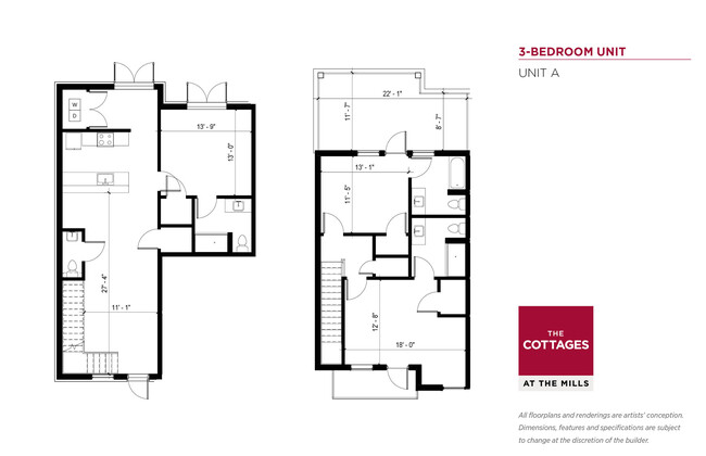 Floorplan - The Cottages at The Mills