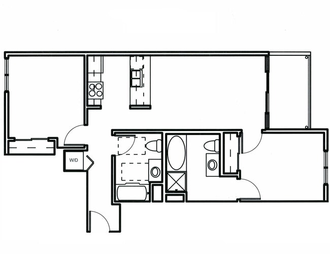 Livorno 2x2 L floor plan PR SM Livorno LLC - PR SM Livorno LLC