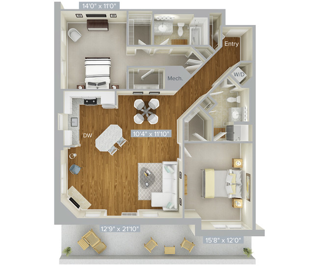 Floorplan - Avalon Clarendon