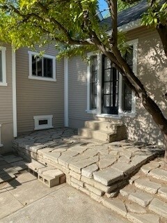 18.Back patio from Master Bedroom French doors - 680 Highland St