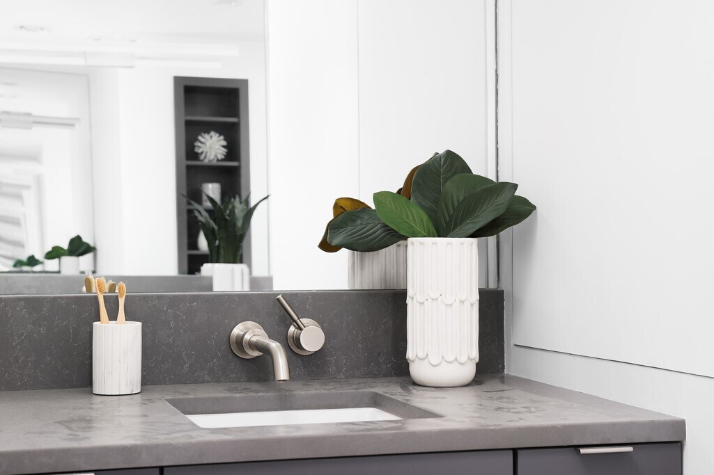 Bathroom vanity #2 - 1801 Lavaca St