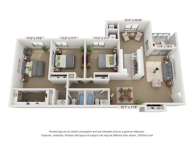 Floorplan - PeachTree of McLean