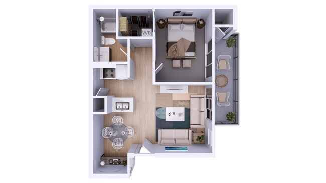 Floorplan - Gentrys Walk Apartments