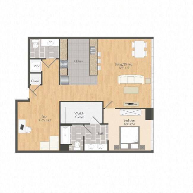 Floorplan - Aqua Via Apartments