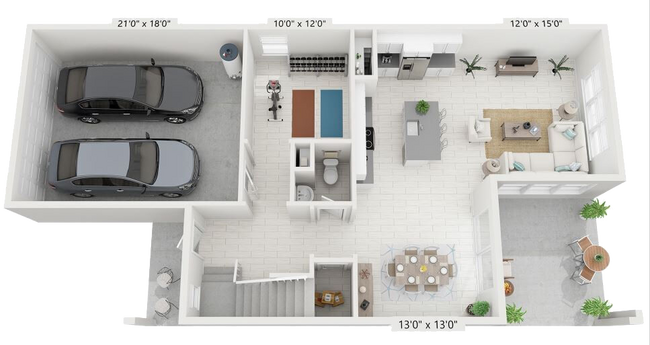 Floorplan - Nuvo- Boca Single Family Homes and Townhomes