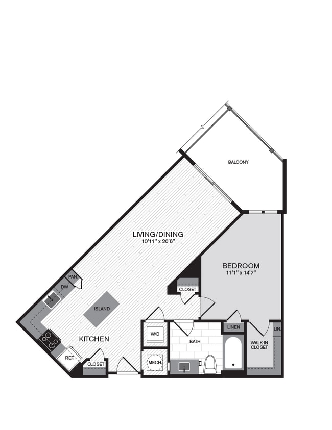 Floorplan - The Parker at Huntington Metro