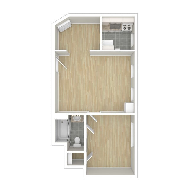 Floorplan - 1005 Grove Ave Apartments