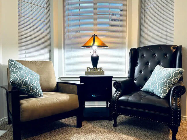 Bay Window Living Room Space - 244 SW Moorea Ln