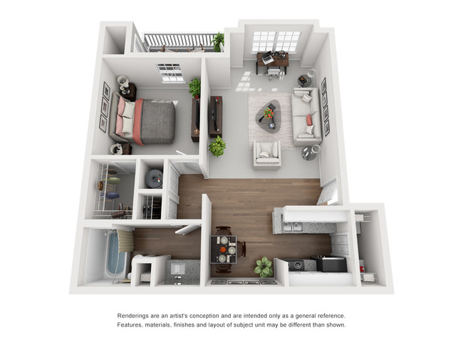 Floorplan - Gentry Square Apartments