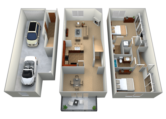 Floorplan - Haven Townhomes at P83