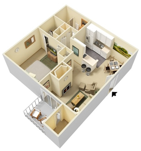 Floorplan - Vue at 3600