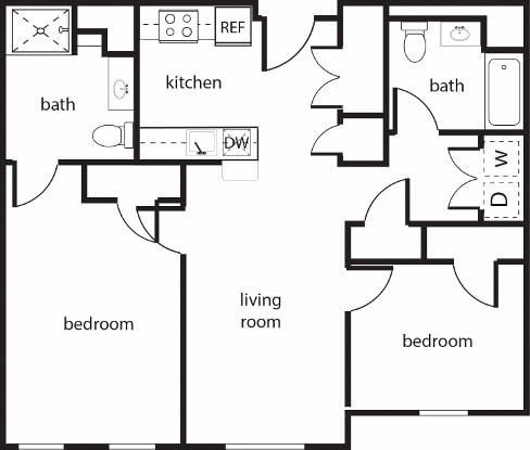 Floorplan - Bladensburg Commons