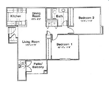 2BR/1BA - Echo Ridge at North Hills