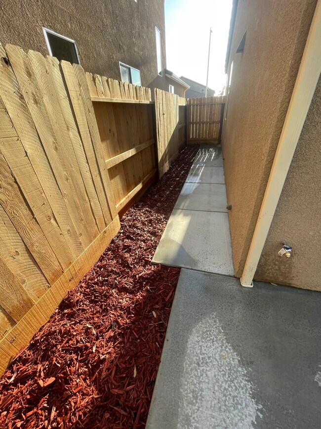 Backyard left side - 2294 N Apricot Ave