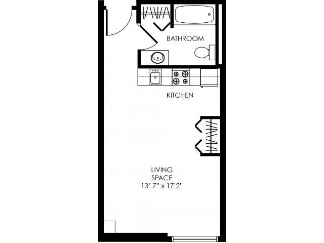 Floorplan - E Street Flats - Student Housing