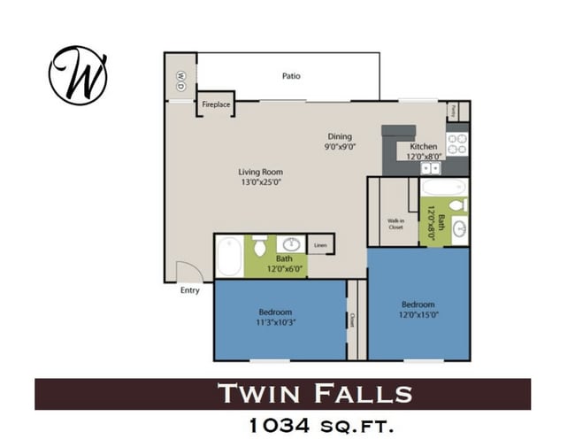 Floorplan - Waters at Barton Creek