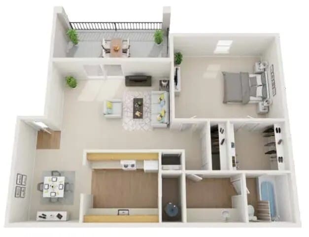 Floorplan - Mountain Place Apartments