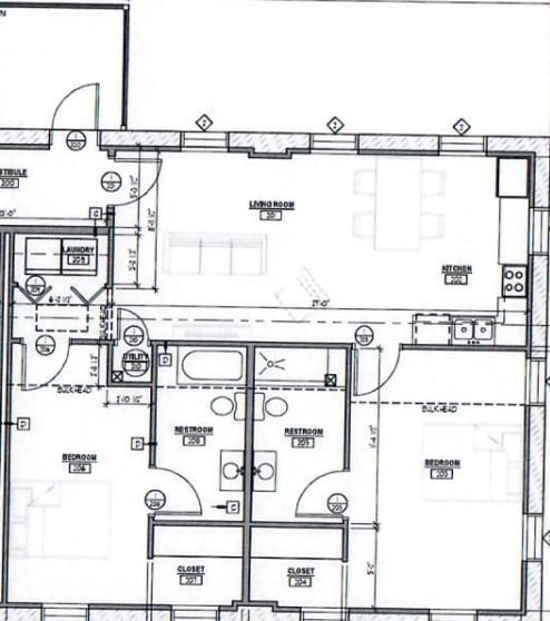 Floorplan - 4th St Apartments