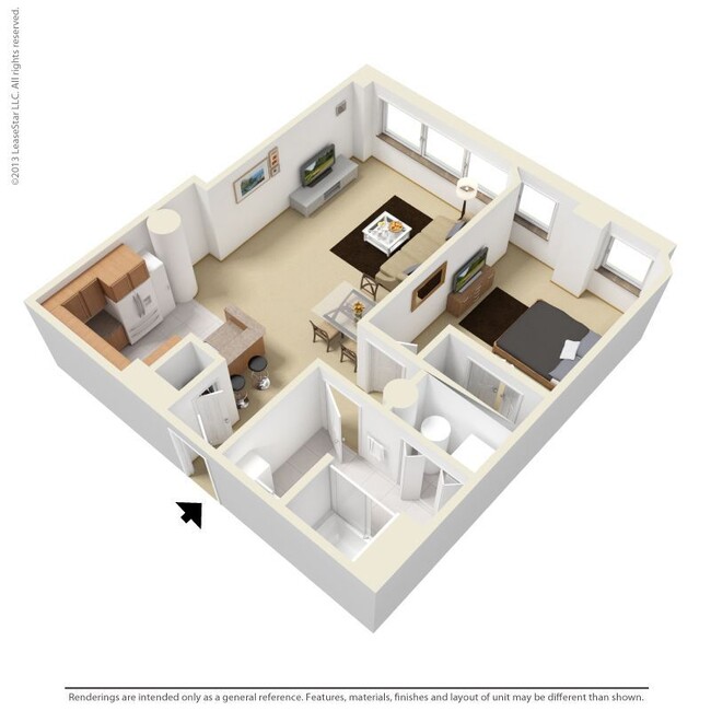 Floorplan - GE Tower by Cortland