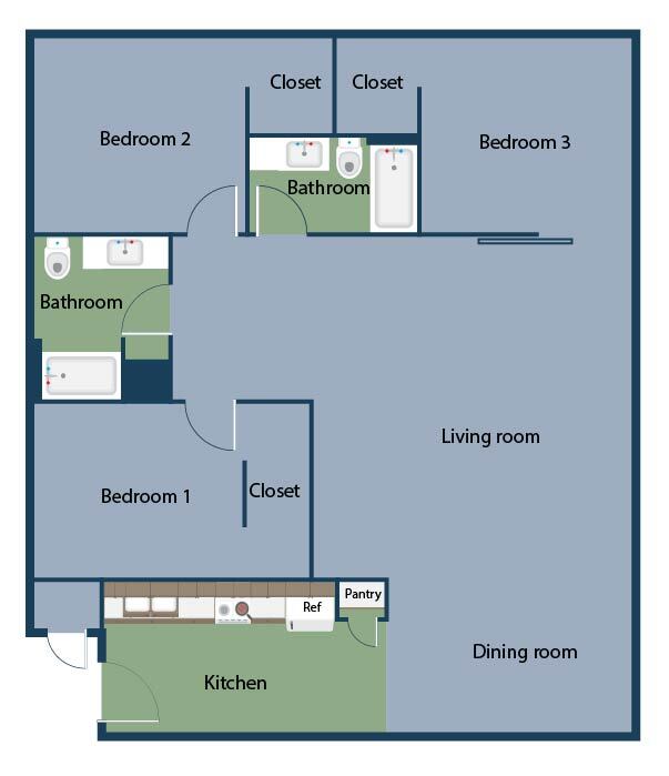 Floorplan - South Main Artspace Lofts