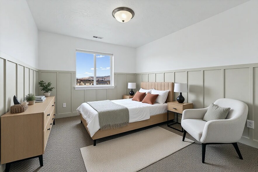 Bedroom 4 staged - 4877 E Silver Ridge Rd