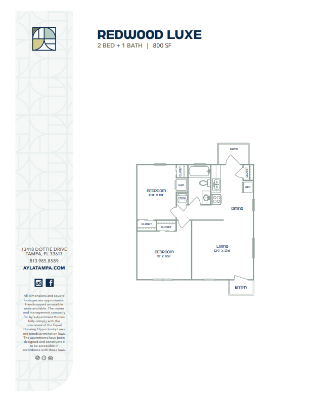 Floorplan - Ayla Apartments