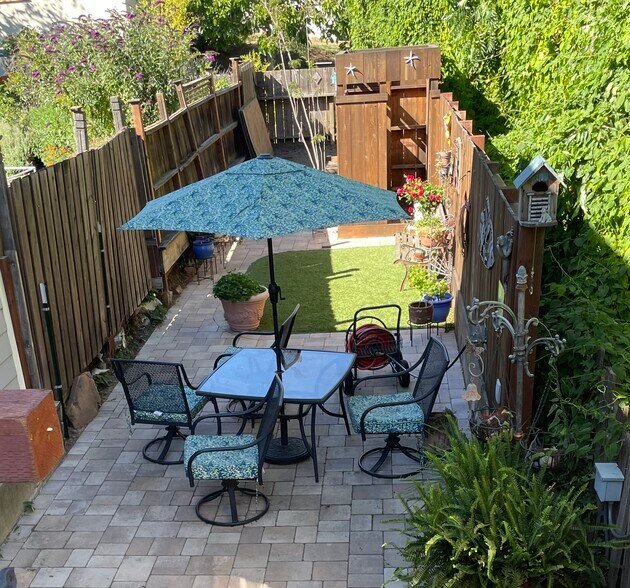 Backyard area - 223 W G St