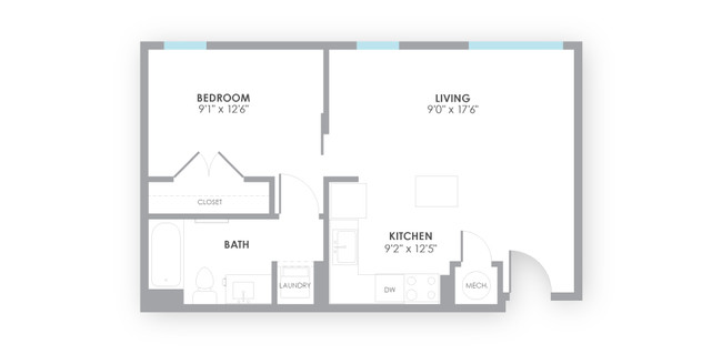 Floorplan - AMP Luxury Apartments