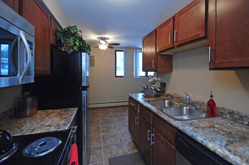 Remodeled Kitchen - Virginia Court Apartments